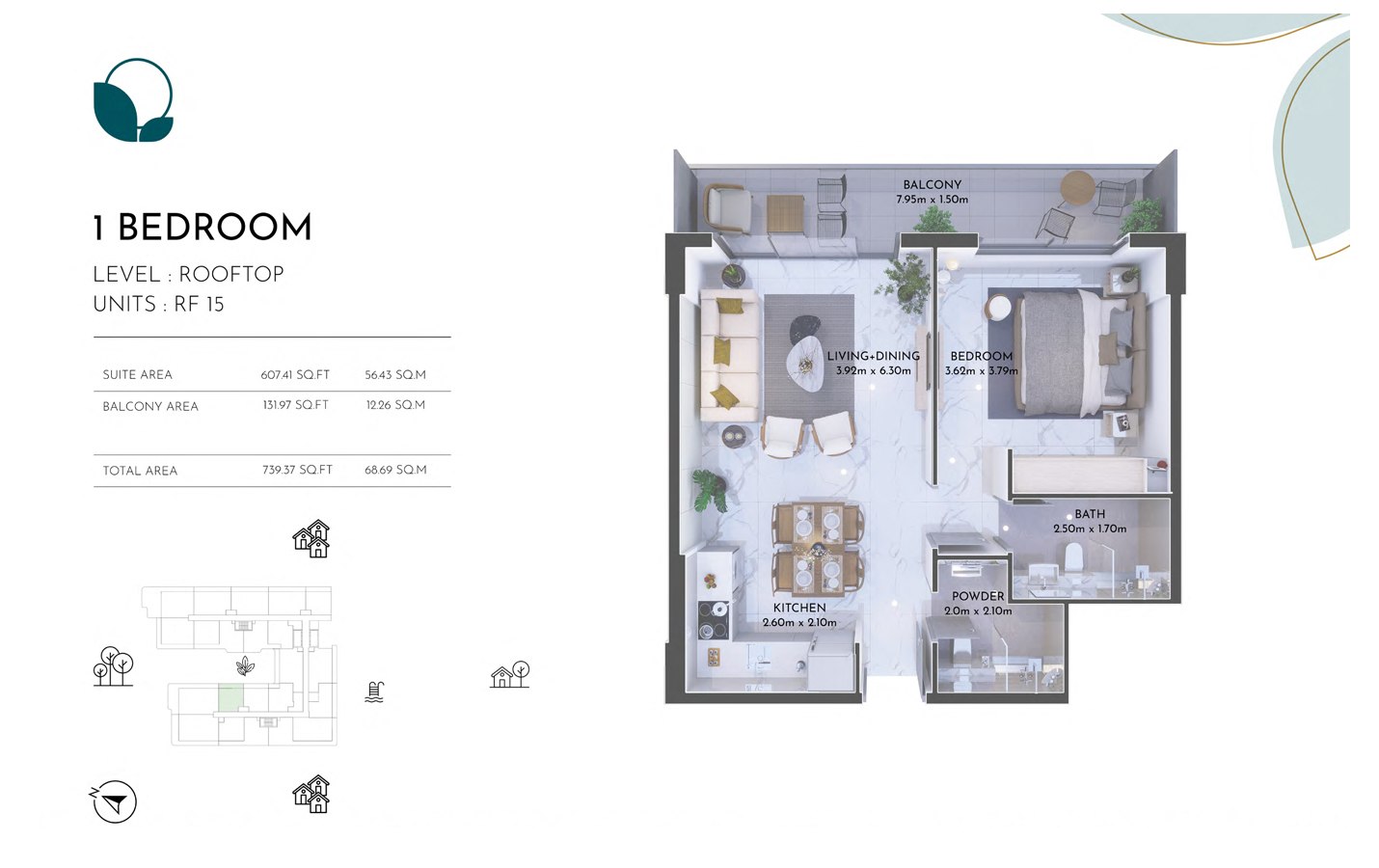 Level Rooftop, Unit RF-15