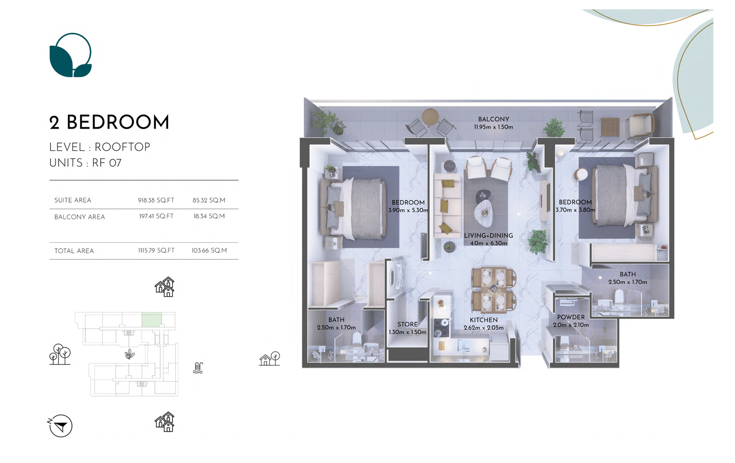 Level Rooftop, Unit RF-07