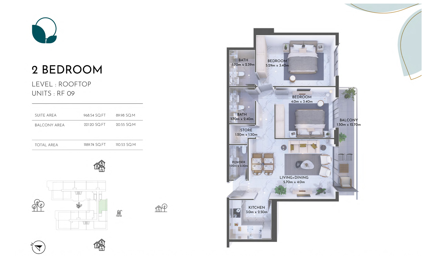 Level Rooftop, Unit RF-09
