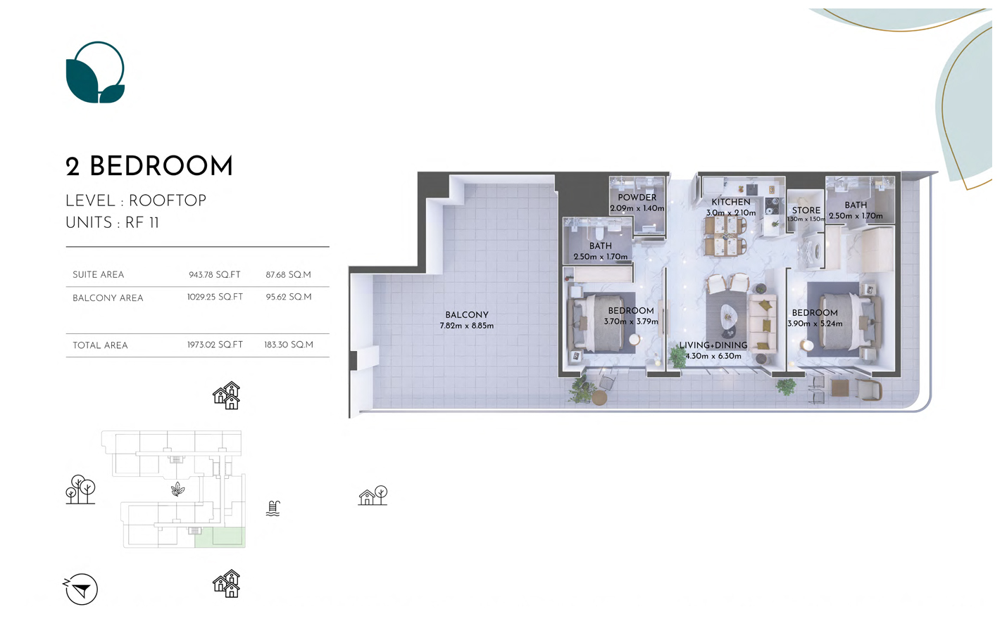 Level Rooftop, Unit RF-11