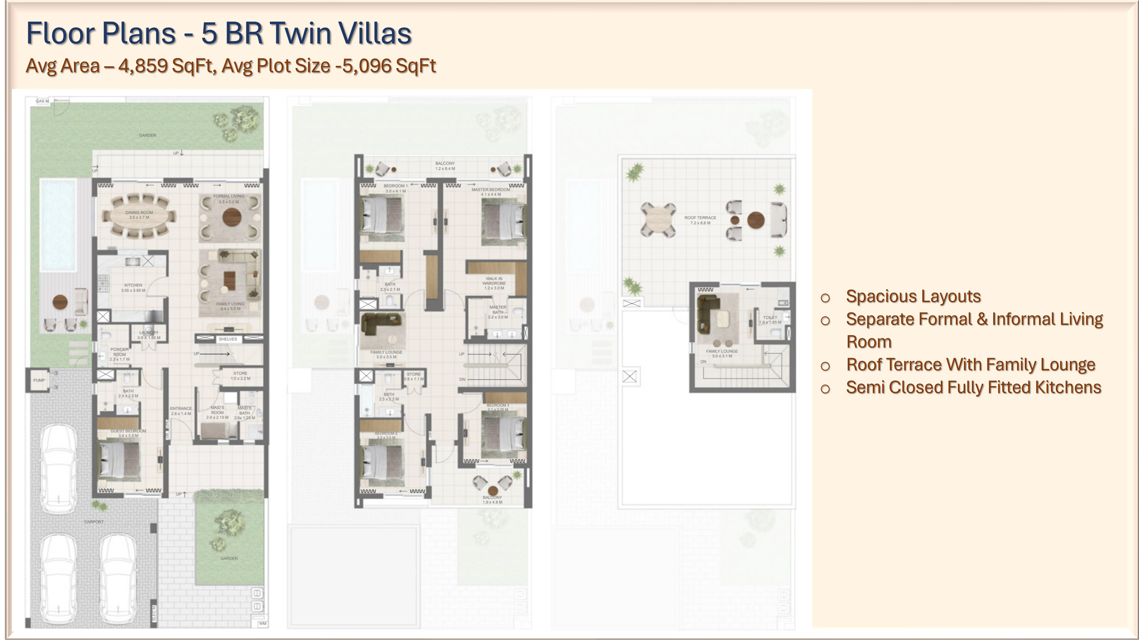 5 Bedroom Twin Villas