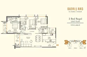 3 Bed Regal, Wing-A & C