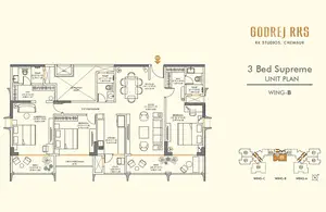 3 Bed Supreme, Wing-B