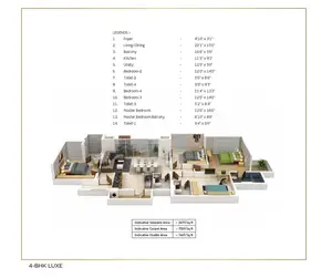 4 BHK Luxe