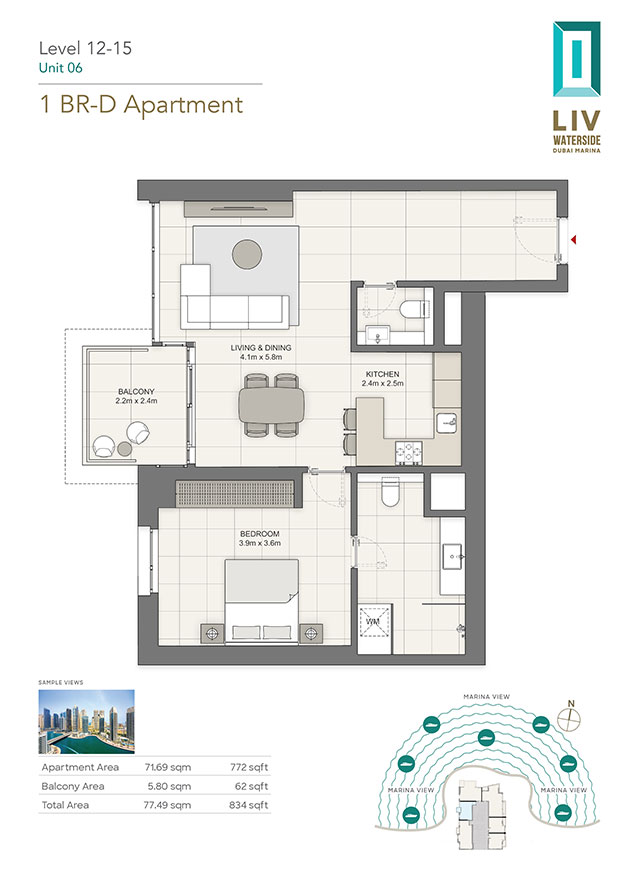 Type D, Level 12-15, Unit 06