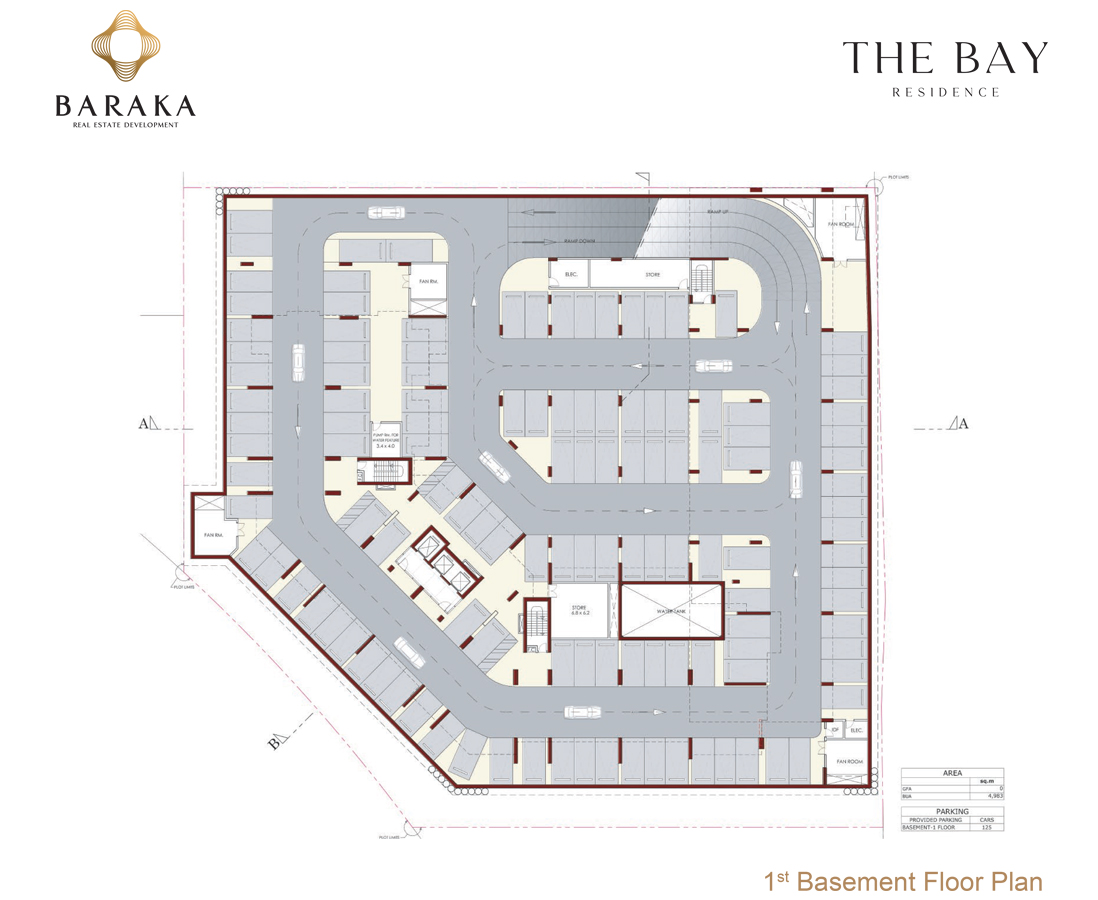 1st Basement Floor Plan