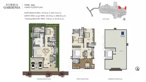 Type-A2a, 4 BHK