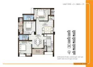 Type C1, 3BED+2T
