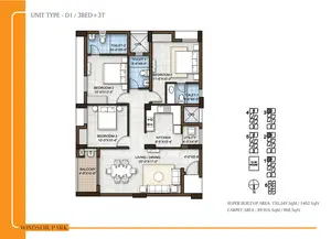 Type D1, 3BED+3T