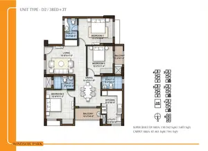 Type D2, 3BED+3T