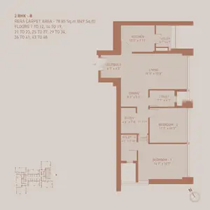 2 BHK, B