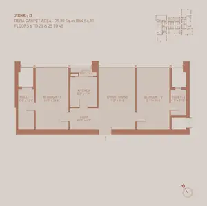 2 BHK, D