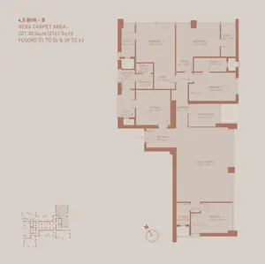 4.5 BHK, B