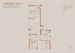 5 BHK, C
