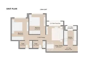 2 BHK Unit