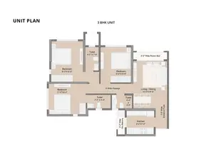 3 BHK Unit