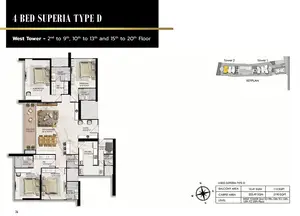 4 Bed Superia, Type D