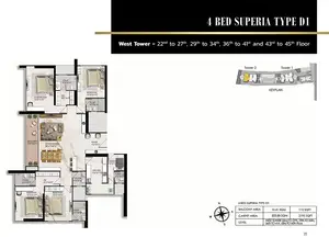 4 Bed Superia, Type D1