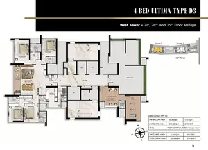 4 Bed Ultima, Type D3