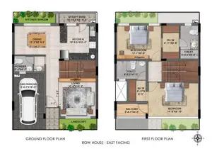 Row House, East Facing