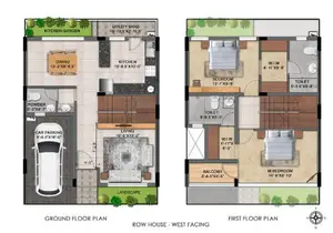 Row House, West Facing
