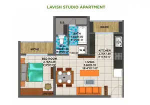Lavish Studio Apartment