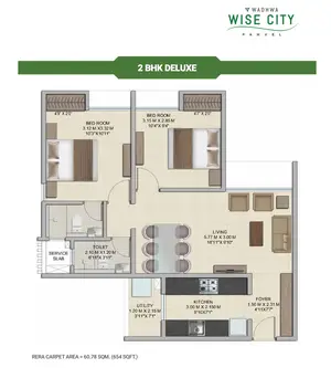 2 BHK, Deluxe