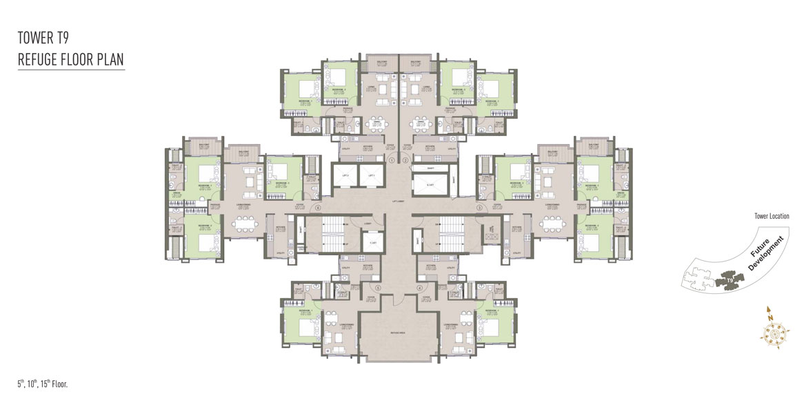 Tower T9, Reduge Floor Plan