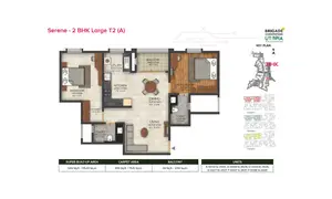2 BHK Large