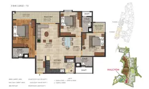 3 BHK Large T3