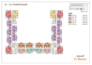 4th-11th Floor Plan