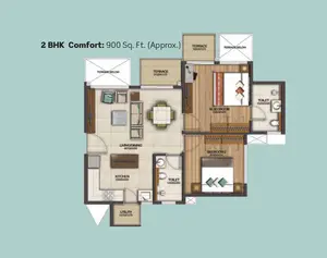 2 BHK Comfort