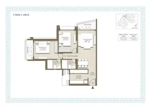2 BHK, Large