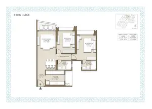2 BHK, Large