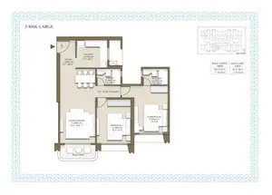 2 BHK, Large