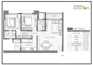 2 BHK, Unit 5