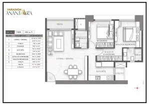 2 BHK, Unit 6