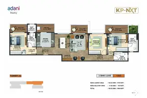 3 BHK, Luxe