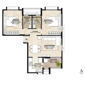 2 BHK Comfort
