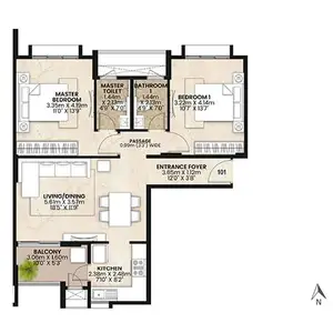 2 BHK Prive