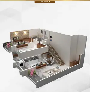 3 BHK, Sky Villa
