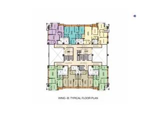 Typical Floor Plan , Wing B