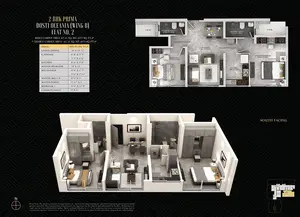 2BHK Prima, Dosti Oceania, Wing B
