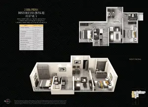 2BHK Prima, Dosti Oceania, Wing B