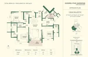 3 BHK, Majestic