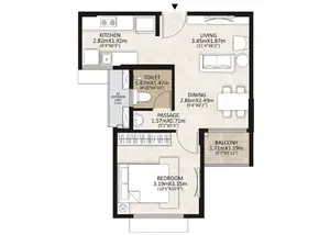 1 BHK - A Unit