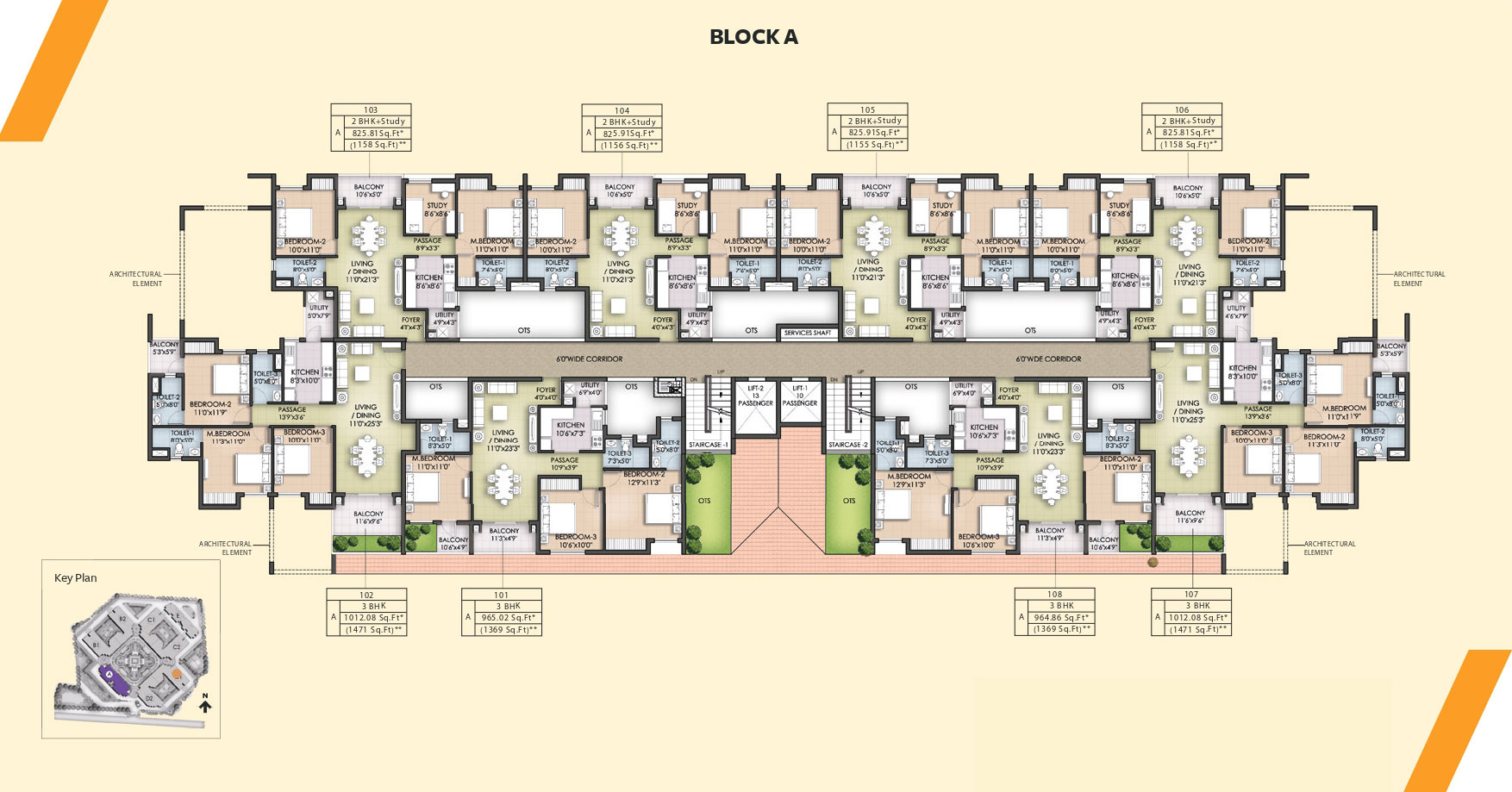 Block A - First Floor Plan