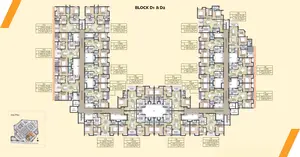 Block D1 & D2 First Floor Plan