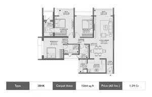 Type 3BHK