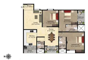 3 BHK Ultima